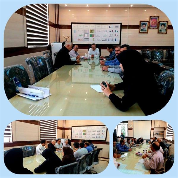 برگزاری جلسه هماهنگی اربعین در شبکه بهداشت شهرستان گیلان غرب