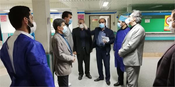 بازدید دکتر روشنی نژاد از بیمارستان امام خمینی (ره)